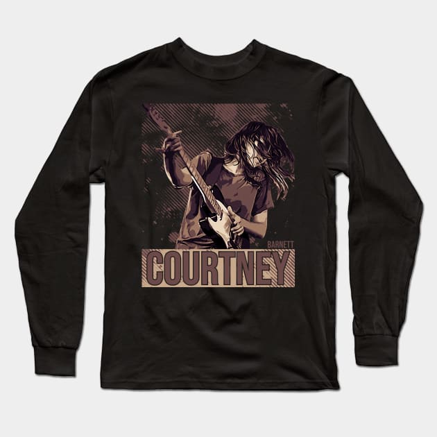 Courtney Barnett // Brown vintage Long Sleeve T-Shirt by Degiab